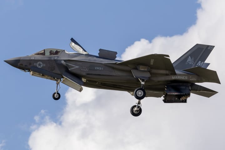 169912, United States Marine Corps · F-35B Lightning II