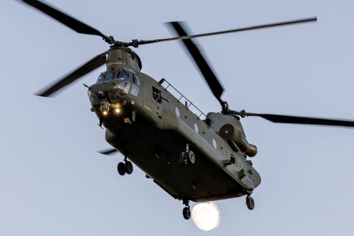 ZD980, Royal Air Force · CH-47 Chinook