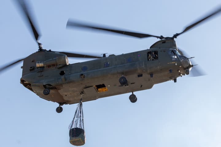 ZD980, Royal Air Force · CH-47 Chinook